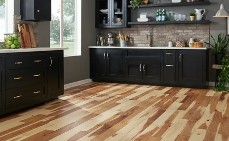 hardwood flooring in kitchen